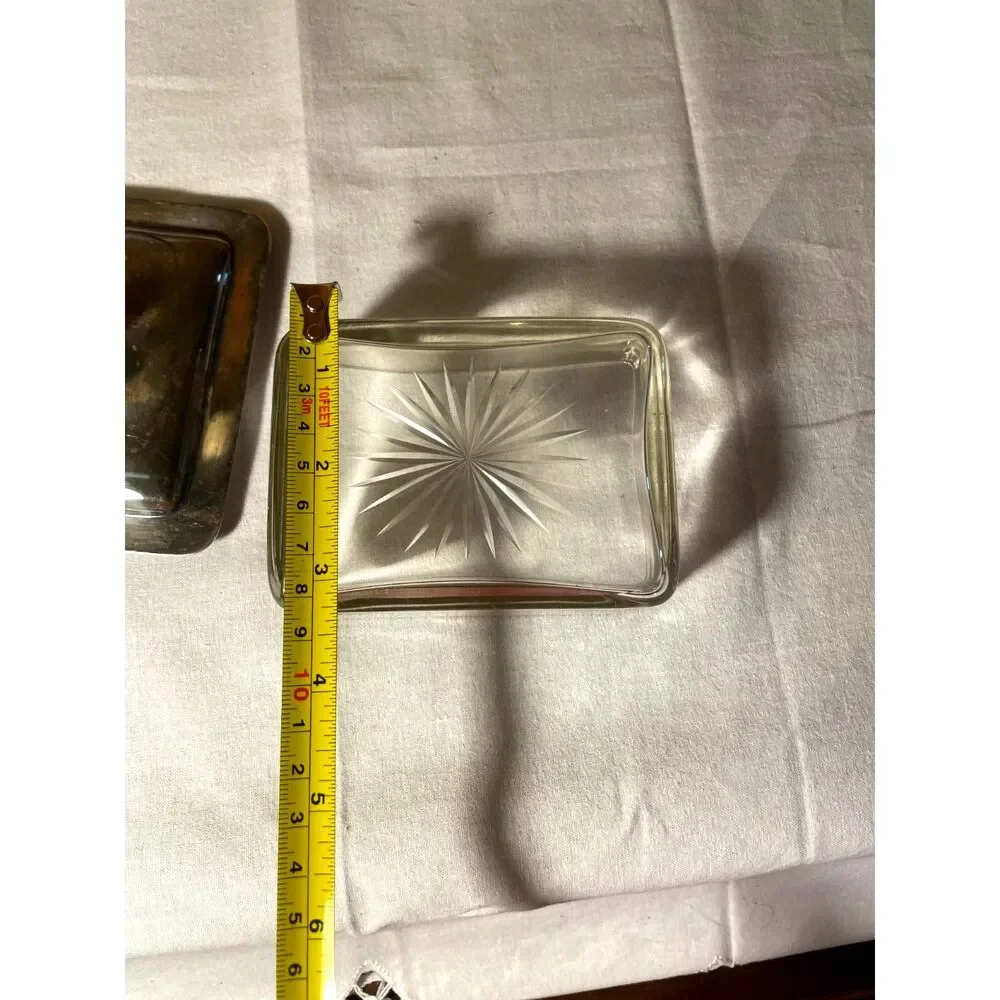 Mid-Century modern covered butter or sardine dish